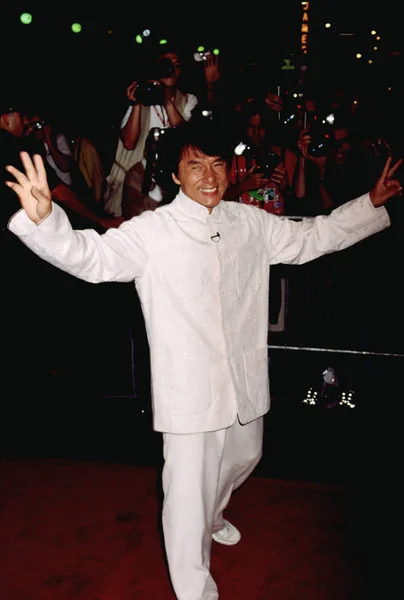 Jackie Chan Bei Der Premiere Der Legende Vom Betrunkenen Meister — Stockfoto