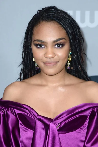 China Anne Mcclain Przy Przyjazdów Network 2018 Nowy Jork Upfront — Zdjęcie stockowe