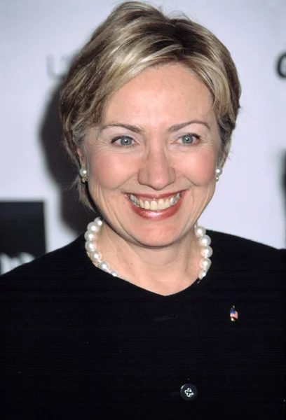 Hillary Clinton Bij Glamour Women Year 2002 — Stockfoto