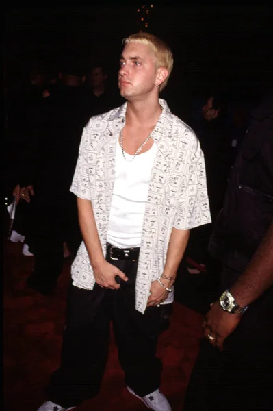 Eminem Grabbing Grenen Mtv Music Awards — Stockfoto
