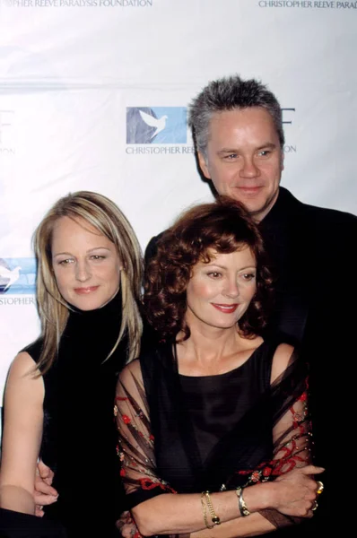 Helen Hunt Susan Sarandon Tim Robbins Christopher Reeve Paraliż Foundation — Zdjęcie stockowe