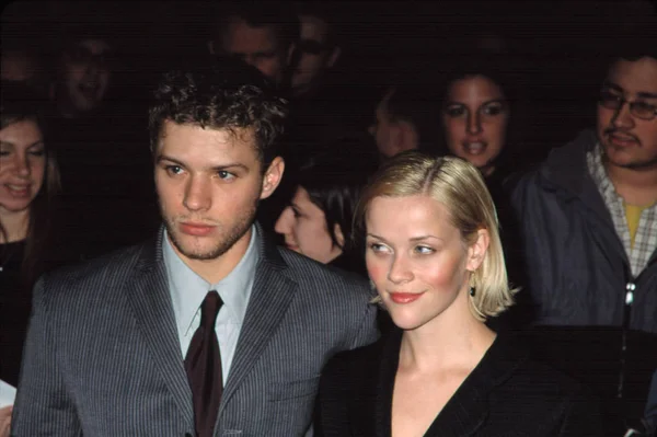 Ryan Phillippe Reese Witherspoon Premiere Gosford Park 2001 Contino — Stock Photo, Image