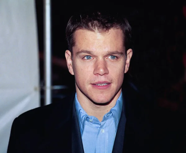 Matt Damon Premiären Fastnat Dig Janet Mayer — Stockfoto