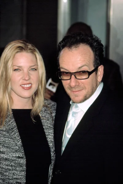 Diana Krall and Elvis Costello at premiere of IT RUNS IN THE FAMILY, NY 4/13/2003, by CJ Contino
