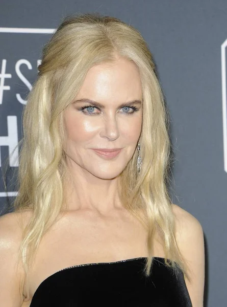 Nicole Kidman Bei Der Ankunft Für Den Kritikerpreis Barker Hangar — Stockfoto