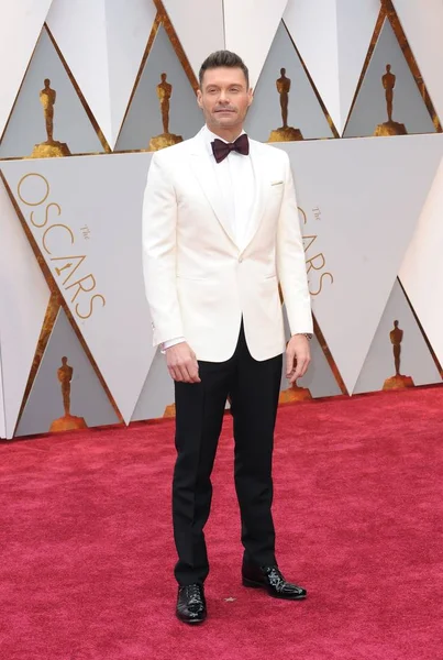 Ryan Seacrest Chegadas Para 89Th Academy Awards Oscars 2017 Chegadas — Fotografia de Stock