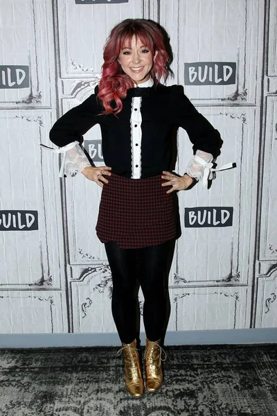 Lindsey Stirling Voor Aol Build Serie Celebrity Candids Aol Build — Stockfoto