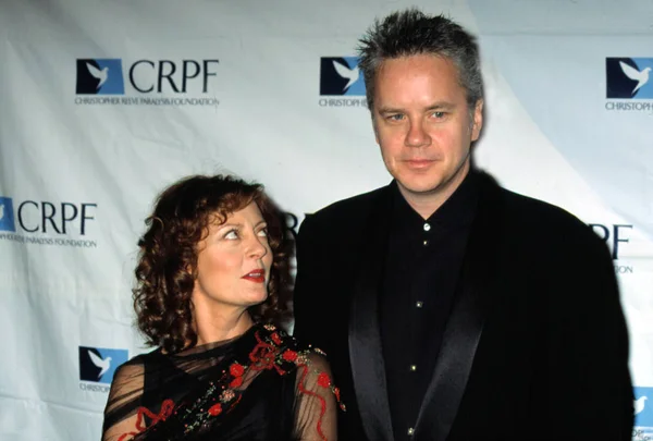 Susan Sarandon Tim Robbins Gala Christopher Reeve Paralysis Foundation 2001 — Foto de Stock
