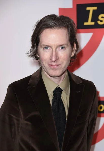 Wes Anderson Las Llegadas Para Isle Dogs Premiere Metropolitan Museum — Foto de Stock