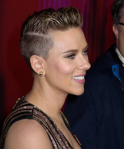 Scarlett Johansson Las Llegadas Para Ghost Shell Premiere Amc Loews — Foto de Stock