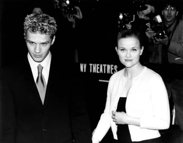 Райан Филипп Риз Уизерспун Нью Йоркской Премьере Cruel Intentions — стоковое фото