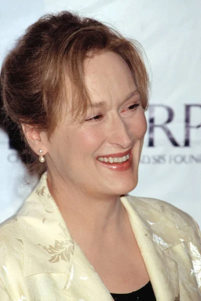 Meryl Streep Gala Christopher Reeve Paralysis Foundation 2001 — Foto de Stock