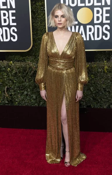 Lucy Boynton Woont 76E Jaarlijkse Golden Globe Awards Golden Globes — Stockfoto