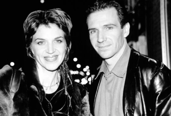 Ralph Fiennes Esposa Martha Onegin Screening Nueva York Por Contino — Foto de Stock