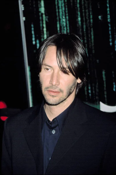 Keanu Reeves Premiere Matrix Reloaded 2003 — Stock Photo, Image