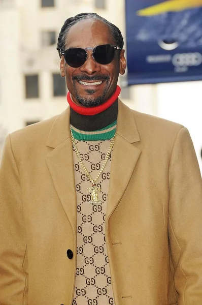 Snoop Dogg Ceremonia Inducción Star Hollywood Walk Fame Snoop Dogg — Foto de Stock