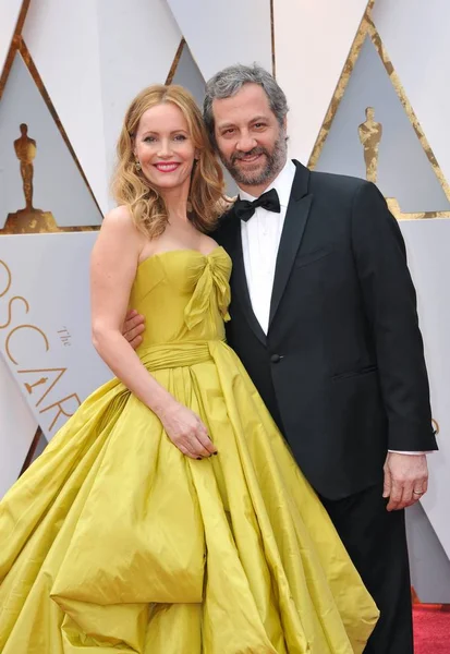 Leslie Mann Judd Apatow 89Th Academy Awards Oscar 2017 Gelenler Stok Resim