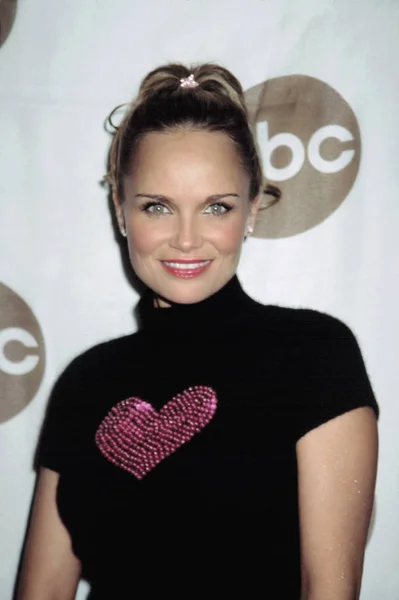 Kristin Chenoweth Premiéře Hudebního Muže 2003 Stock Fotografie