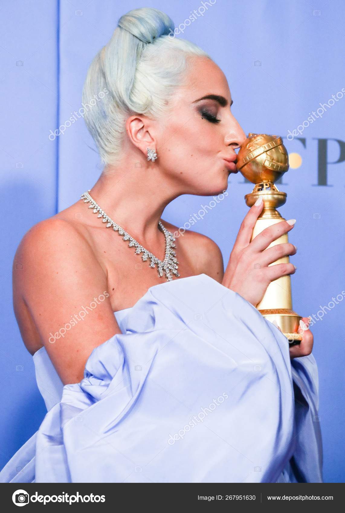 Beverly Hills Los Angeles Usa January Actress Singer Lady Gaga