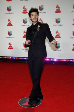 Sebastian Yatra at arrivals for 19th Annual Latin GRAMMY Awards - Arrivals 3, MGM Grand Garden Arena, Las Vegas, NV November 15, 2018. Photo By: JA/Everett Collection