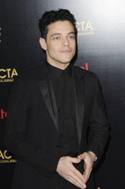 Rami Malek 8 yıllık Avustralya sinema ve Televizyon Sanatları Akademisi (Aacta) Uluslararası Ödülleri, Mondrian Los Angeles Skybar, Los Angeles, CA 4 Ocak 2019. Fotoğraf: Elizabeth Goodenough/Everett Collection