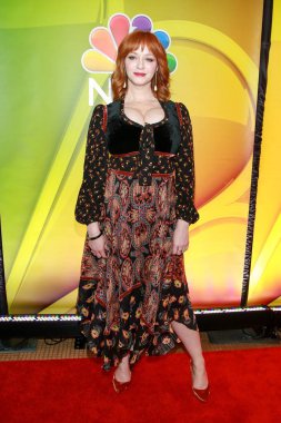Christina Hendricks, Nbc Fall New York Press Junket, Four Seasons Hotel New York, New York, Ny Ocak 24, 2019 için gelenler 