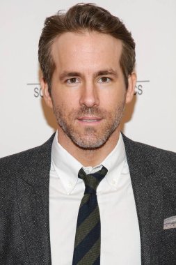 Ryan Reynolds at arrivals for Sony Pictures Classics FINAL PORTRAIT Premiere, Solomon R. Guggenheim Museum, New York, NY March 22, 2018  clipart
