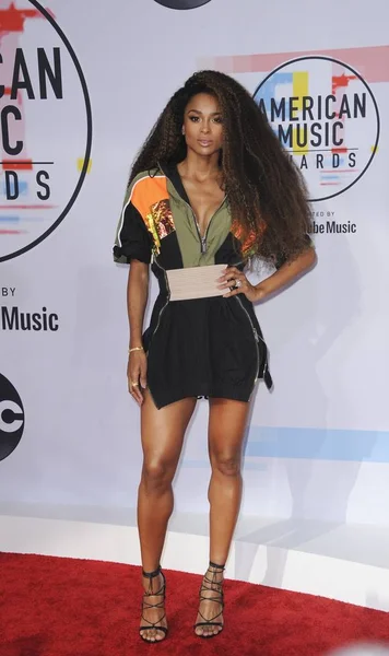 Ciara Érkezések 2018 American Music Awards Érkezések Microsoft Theater Los — Stock Fotó