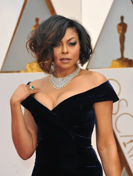 Taraji Henson Agli Arrivi 89Th Academy Awards Oscar 2017 Arrivi — Foto Stock