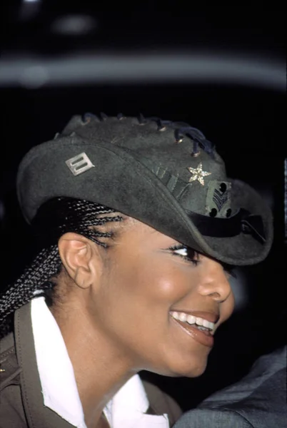 Janet Jackson Premiere Matrix Reloaded 2003 Contino — Stock Photo, Image