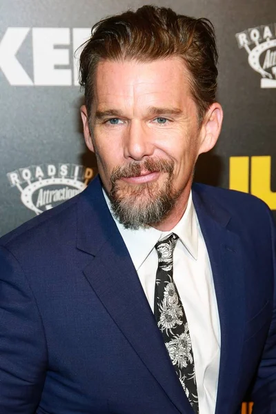 Ethan Hawke Arrivals Juliet Naked Premiere Metrograph New York August — Stock Photo, Image