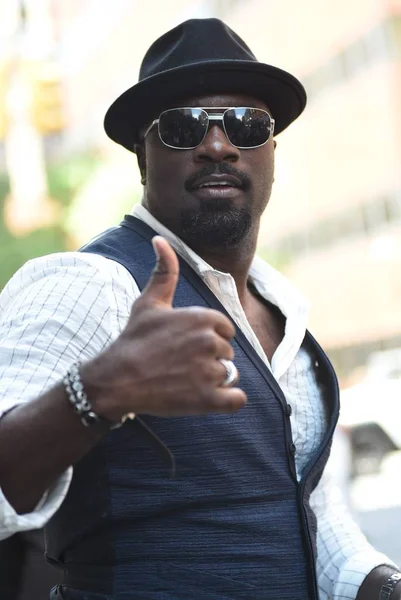 Mike Colter Giro Celebrity Candids Wed New York Giugno 2018 — Foto Stock