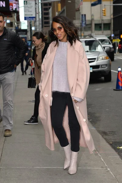 Kerry Washington Por Celebrity Candids Mon Nueva York Octubre 2018 — Foto de Stock