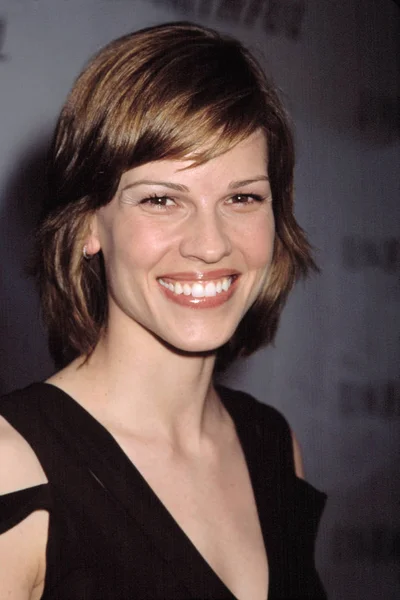 Hilary Swank Estreia Unfaithful 2002 — Fotografia de Stock