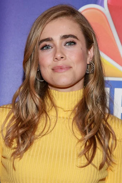 Melissa Roxburgh Arrivals Nbc New York Press Junket Four Seasons — Stock Photo, Image