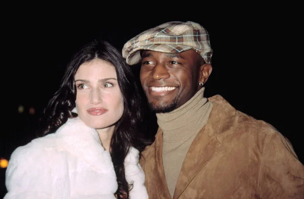 Taye Diggs Girlfriend Premiere Chicago 2002 Contino — стоковое фото