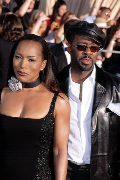 Angela Bassett Marido Courtney Vance 8Th Annual Sag Awards 2002 — Fotografia de Stock