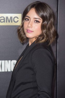 Chloe Bennet The Walking Dead Sezon Altı Prömiyeri için gelenler, Madison Square Garden, New York, Ny Ekim 9, 2015. Fotoğraf: Steven Ferdman / Everett Koleksiyonu