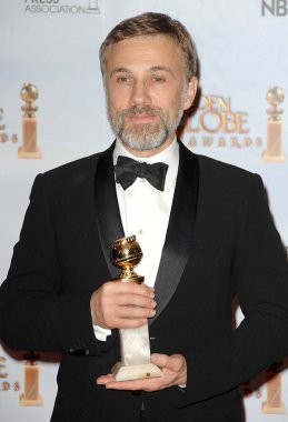 Christoph Waltz 67 Yıllık Altın Küre Ödülleri için basın odasında - Basın Odası, Beverly Hilton Hotel, Beverly Hills, Ca Ocak 17, 2010. Fotoğraf: Dee Cercone /Everett Collection
