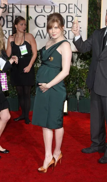 Amy Adams Bei Der Anreise Zur Verleihung Der Golden Globes — Stockfoto