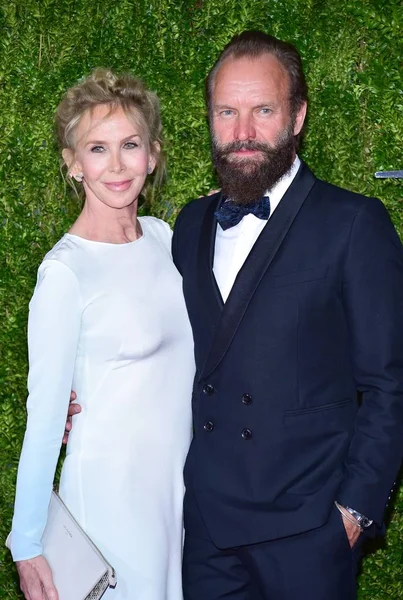 Trudi Styler Sting Arrivals 69Th Annual Tony Awards 2015 Part — Foto de Stock