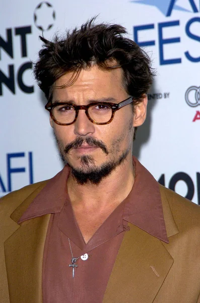 Johnny Depp Sosirile Pentru Premiera Libertine Afi Fest 2005 Arclight — Fotografie, imagine de stoc