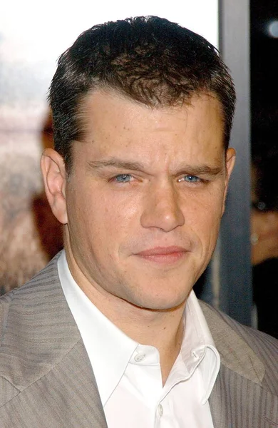 Matt Damon Arrivals Departed Premiere Ziegfeld Theatre New York September — Stock Photo, Image