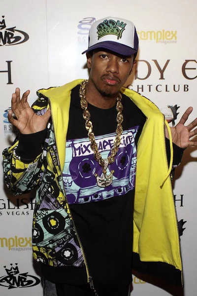 Nick Cannon Przybycie Nick Cannon Complex Magazine Host Nba All — Zdjęcie stockowe