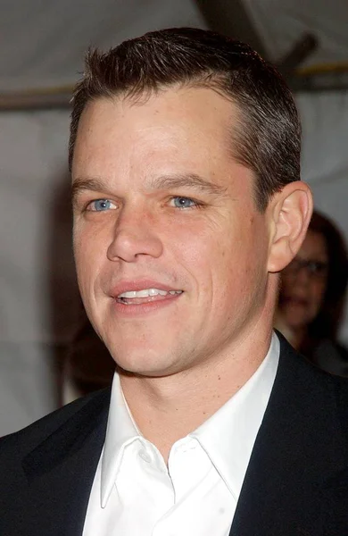 Matt Damon Arrivals Premiere Good Shepherd Ziegfeld Theatre New York — Stock Photo, Image