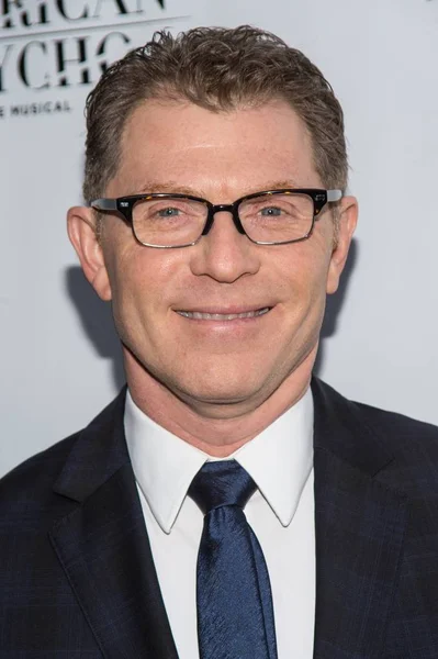 Bobby Flay Asistiendo Noche Apertura American Psycho Broadway Gerald Schoenfeld — Foto de Stock