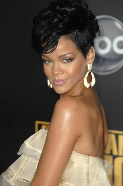 Rihanna Arrivals 2008 American Music Awards Arrivals Nokia Theatre Live — Stock Photo, Image