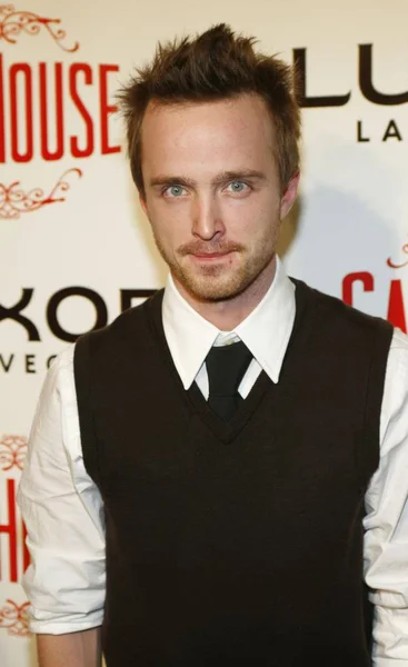 Aaron Paul Arrivals Cathouse Grand Opening Night Party Luxor Hotel — стоковое фото