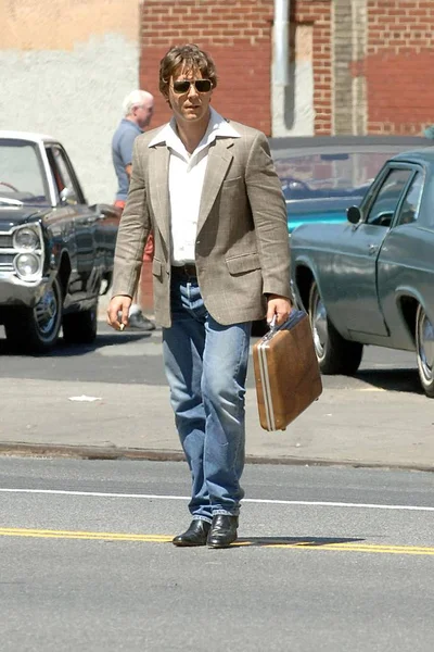 Russell Crowe Helyét Russell Crowe Sor American Gangster Harlem Augusztus — Stock Fotó