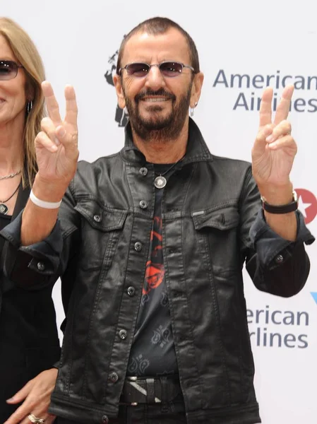 Ringo Starr Public Appearance Ringo Starr Celebrates 75Th Birthday Peaceandlove — Stock Photo, Image